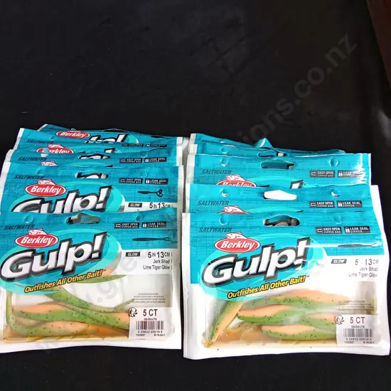 10 PACKETS OF GULP SOFTBAITS