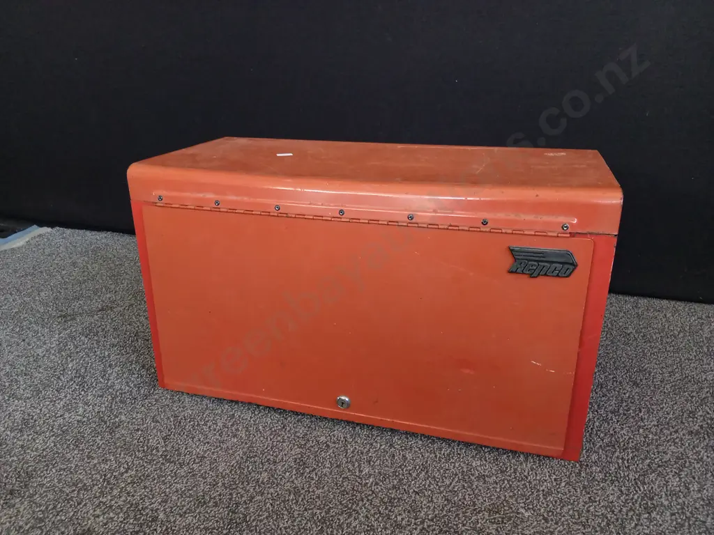 VINTAGE SNAP ON MECHANICS TOP TOOL BOX, H 38 CM X W 66 CM X D 32 CM Image 1++