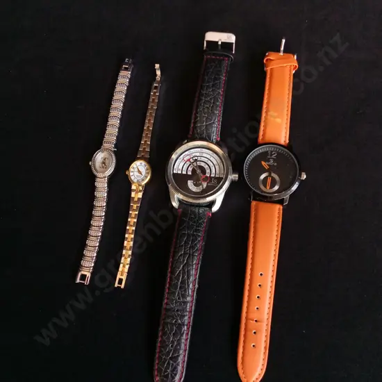4 WATCHES, MENS AND WOMENS