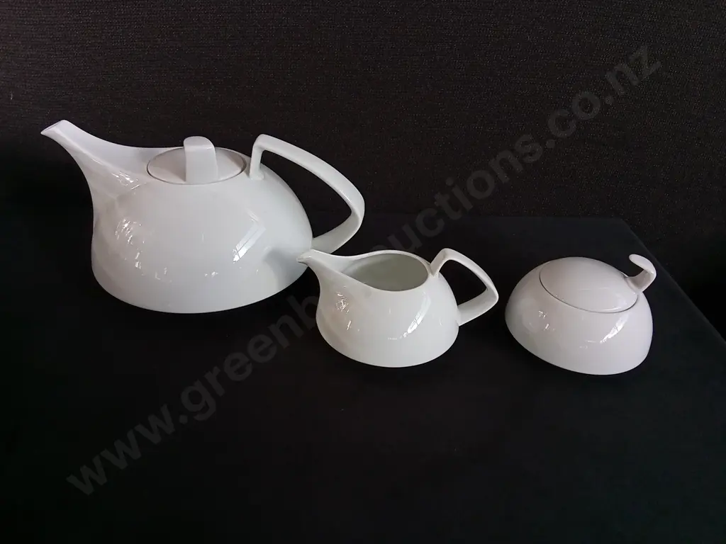 ROSENTHAL TAC TEA SERVICE, 3 PIECES, TALLEST H 13 CM Image 1++