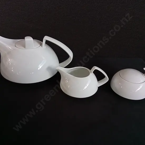 ROSENTHAL TAC TEA SERVICE, 3 PIECES, TALLEST H 13 CM