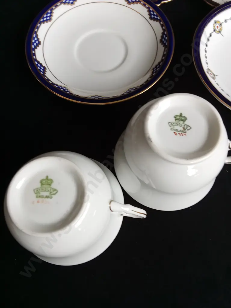 2 VINTAGE AYNSLEY TEA TRIOS Image 1++