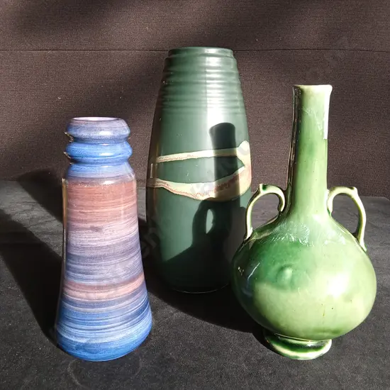 3 VASES TALLEST H27CM