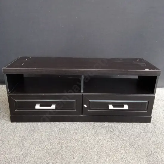 BLACK TV STAND L1.21M D40CM H48.5M
