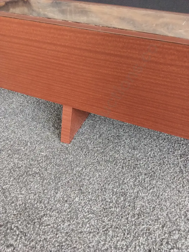 VINTAGE PLANTER WITH LOW ANGLED LEGS L 160CM W 24CM H 30CM Image 1++