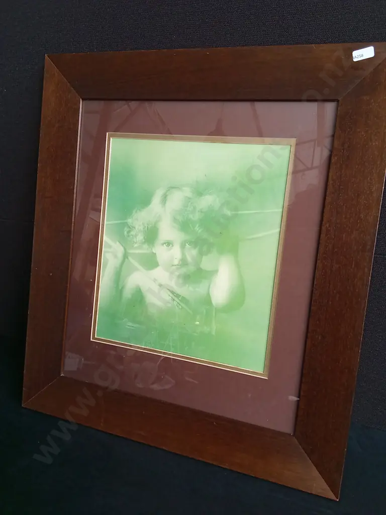 VINTAGE FRAMED PHOTOGRAPH, H 61 CM X W 53.5 CM Image 1++