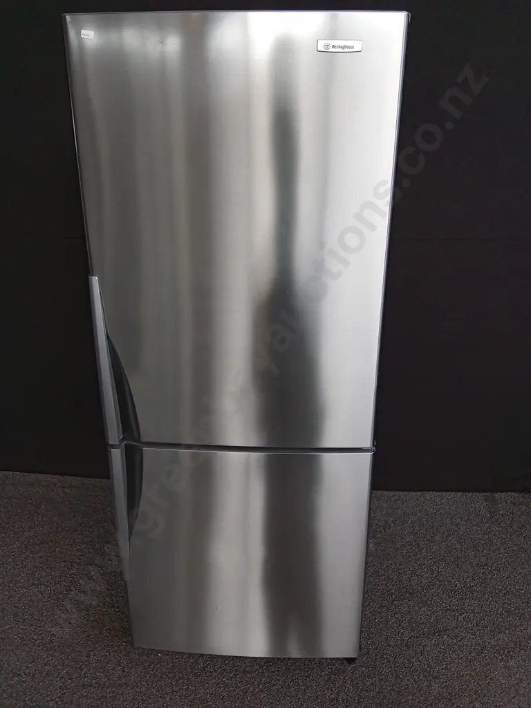 STAINLESS STEEL 2 DOOR WESTINGHOUSE FRIDGE, H 161CM X W 64CM X D 68CM Image 1++
