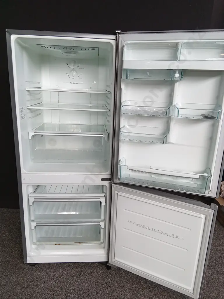 STAINLESS STEEL 2 DOOR WESTINGHOUSE FRIDGE, H 161CM X W 64CM X D 68CM Image 1++