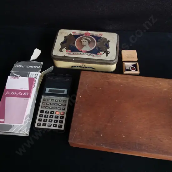 MIX OF VINTAGE ITEMS, LARGEST W 26 CM