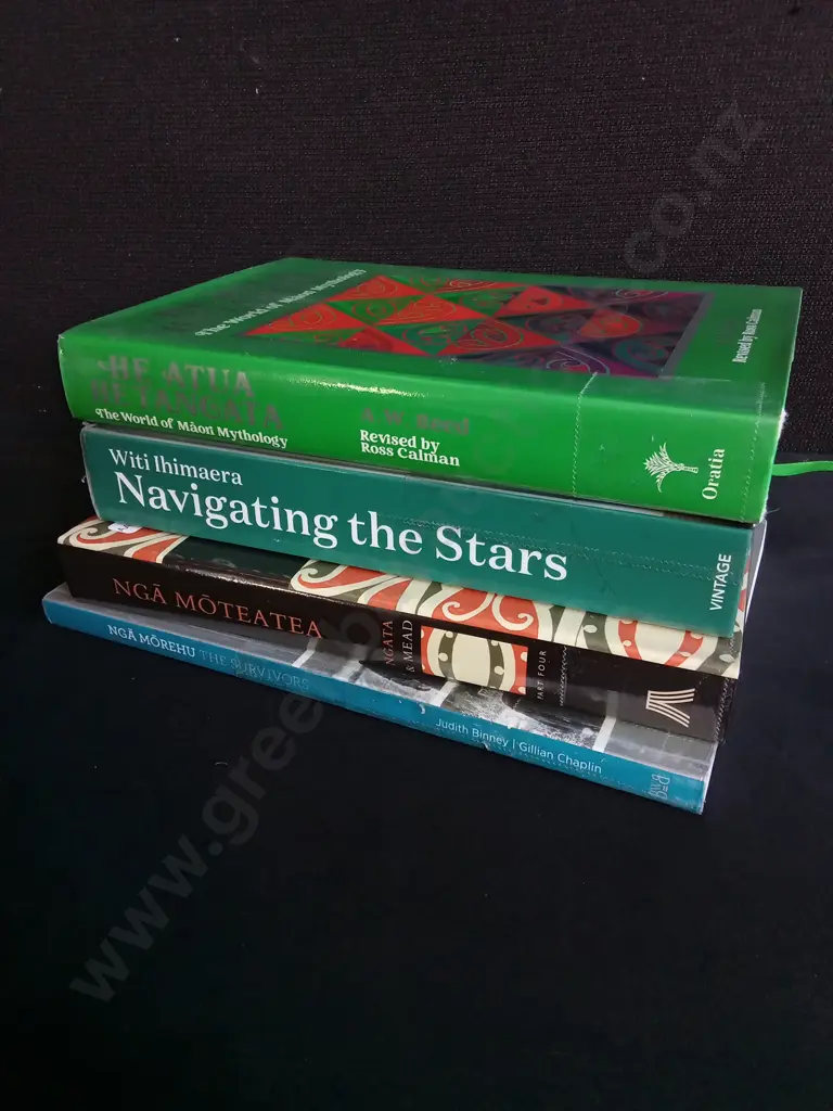4 BOOKS ON MĀORI MYTHOLOGY Image 1++