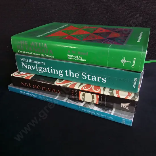 4 BOOKS ON MĀORI MYTHOLOGY
