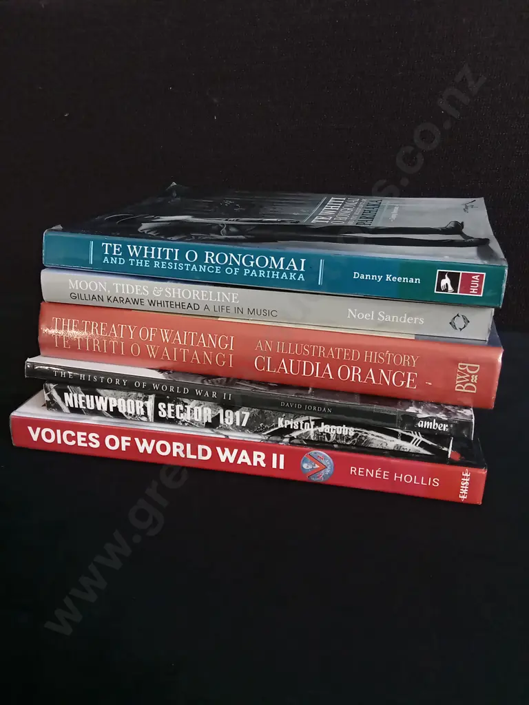 6 BOOKS ON NZ HISTORY Image 1++