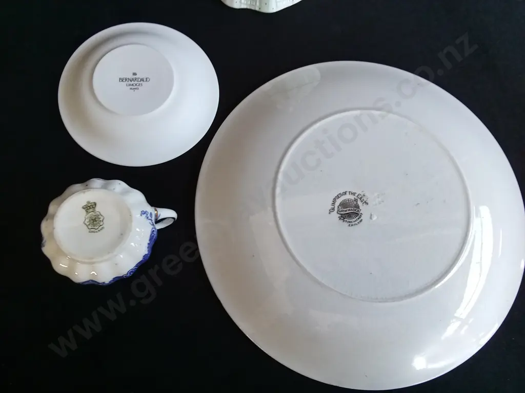 COLLECTION OF VINTAGE CERAMIC, TOBY JUG, COALPORT FIGURINE, ETC, PLATE W 23 CM Image 1++