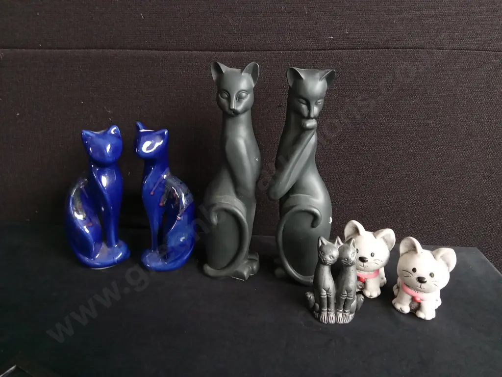 MIX OF CAT DECOR, 7 PIECES, TALLEST H 30 CM Image 1++