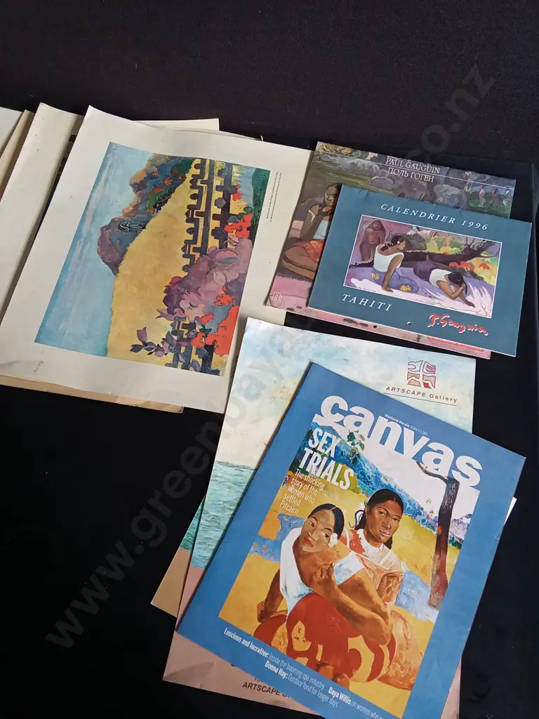 COLLECTION OF PAUL GAUGUIN PRINTS AND PUBLICATIONS Image 1++