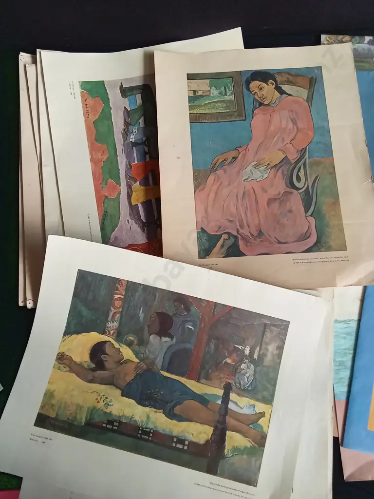 COLLECTION OF PAUL GAUGUIN PRINTS AND PUBLICATIONS Image 1++
