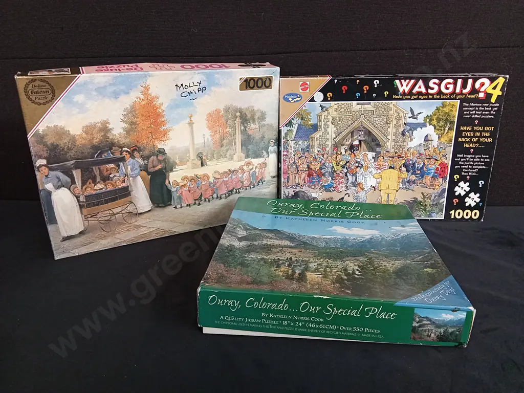 COLLECTION OF 3 PUZZLES Image 1++
