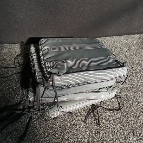 SET OF 3 OUTDOOR FURNITURE CUSHIONS