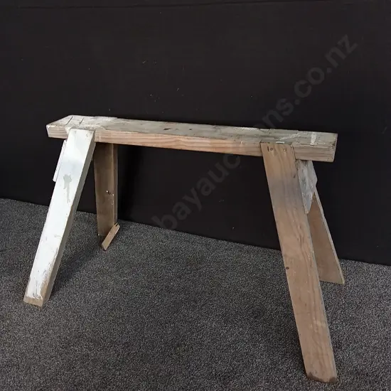 WOODEN SAWHORSE, H 69 CM X W 1 M