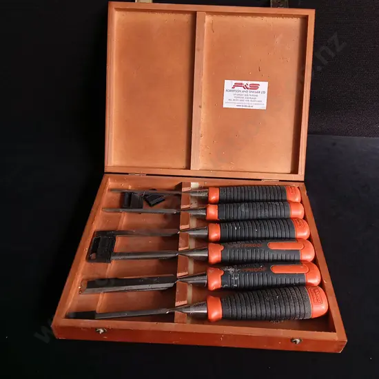 BAHCO ERGO SPLITPROOF WOODWORKING CHISEL SET