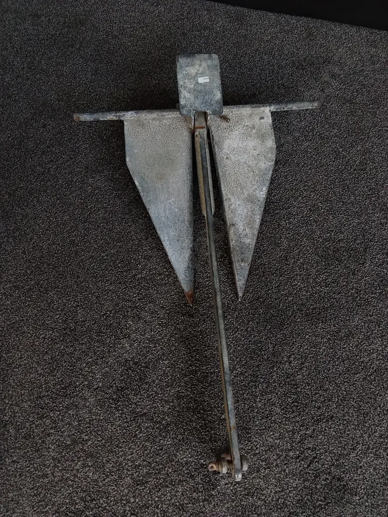 GALVANIZED STEEL DANFORTH STYLE ANCHOR, H 90 CM Image 1++