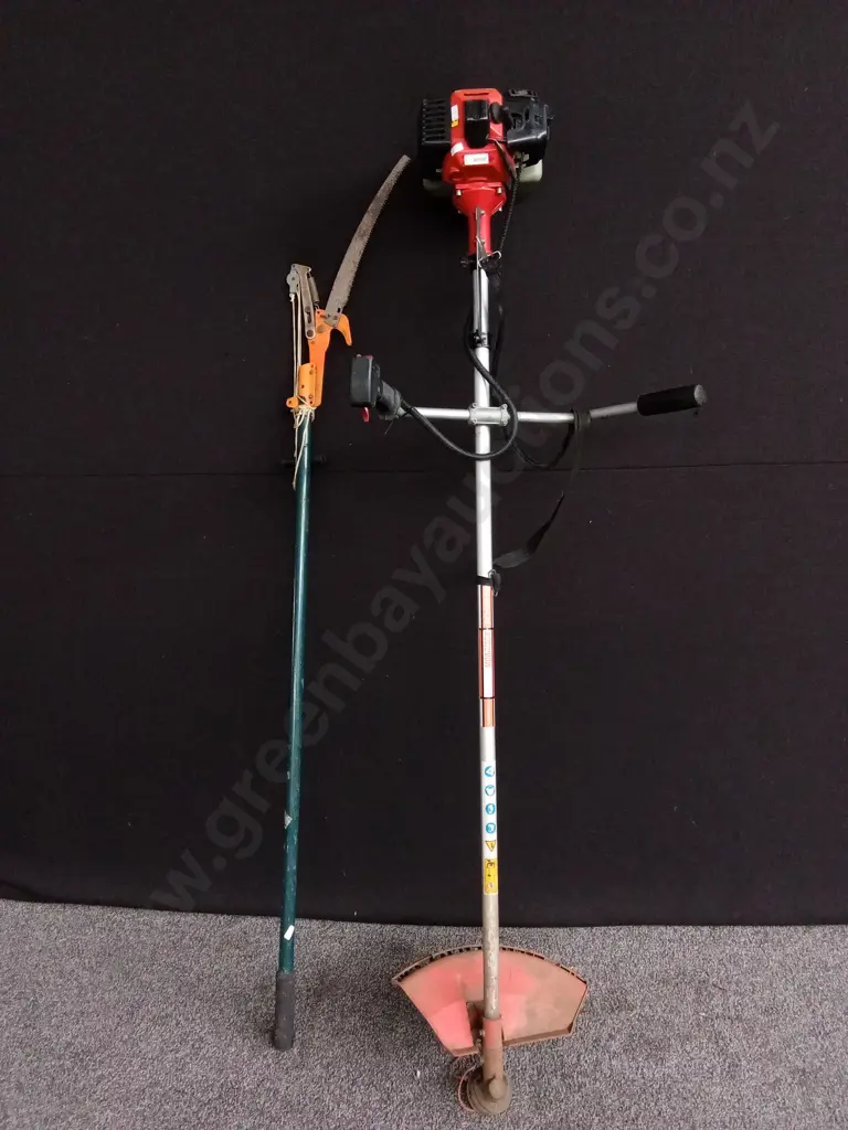 MORRISON WEED WHACKER BC 325 S2 AND POLE SAW PRUNER Image 1++