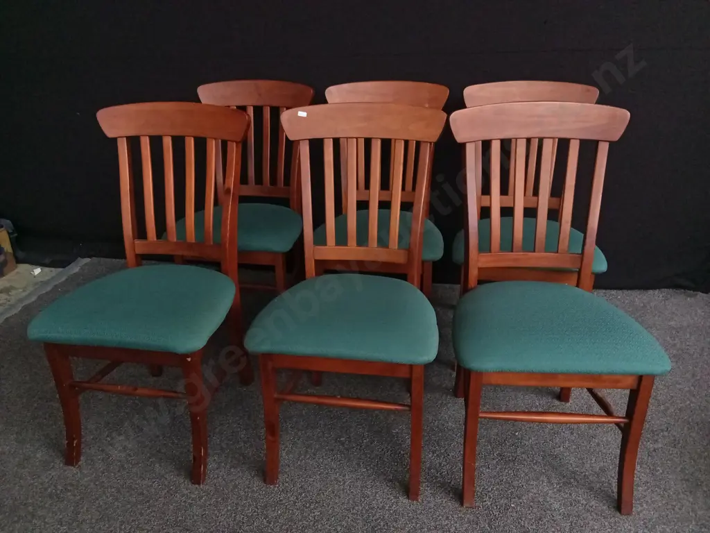 SOLID PINE DINING TABLE AND 6 CHAIRS SET, TABLE H 78 CM X W 1.75 M X D 1.05 M Image 1++