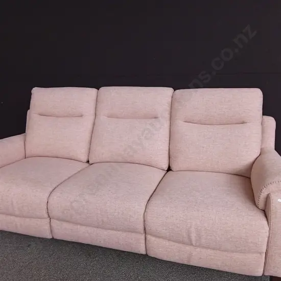 ELECTRIC 3 SEATER SOFA WITH ADJUSTABLE BACK AND LEG RESTS