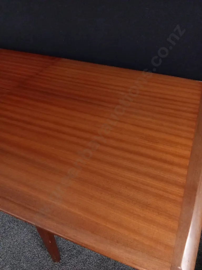 MID CENTURY MODERN TEAK EXPANDING DINING TABLE, H 73 CM X W 2.1 M EXTENDED X D 90 CM Image 1++