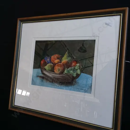 ORIGINAL WATERCOLOUR PAINTING BY MARY WATKIN, FRAMED, H 43 CM X W 47 CM