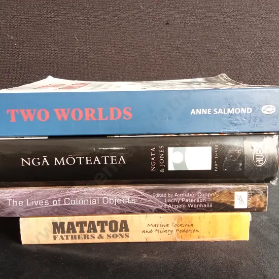 NEW ZEALAND HISTORY & MĀORI CULTURE BOOK COLLECTION X 4