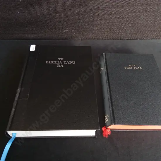 SAMOAN AND COOK ISLAND MĀORI BIBLES