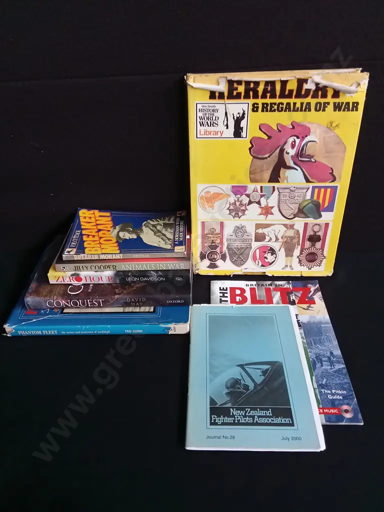 COLLECTION OF 8 WAR AND HISTORY BOOKS Image 1++