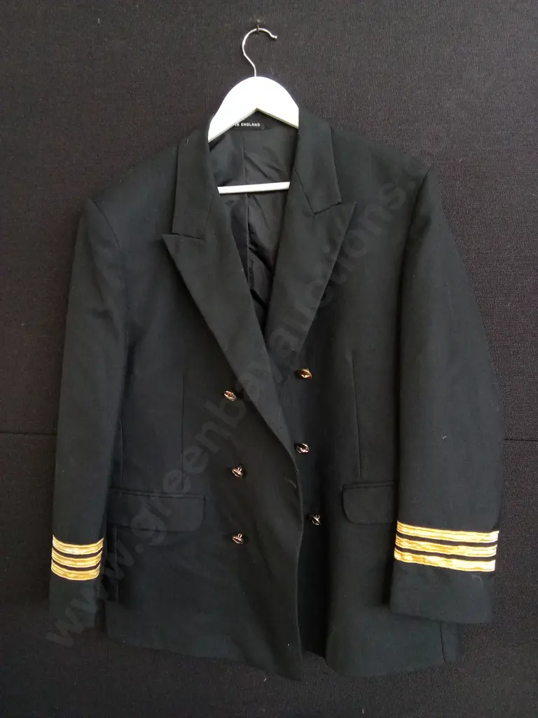 MADE IN ENGLAND VINTAGE DOUBLE BREASTED PILOTS JACKET Image 1++