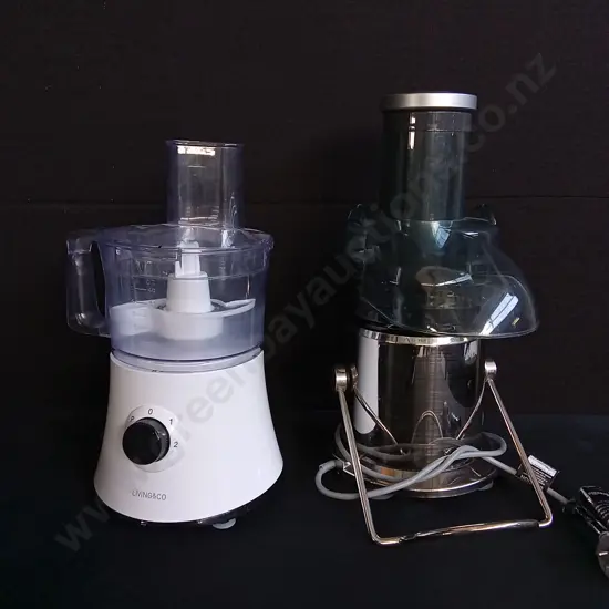 FOOD PROCESSOR AND BREVILLE JUICE FOUNTAIN MAX JUICER