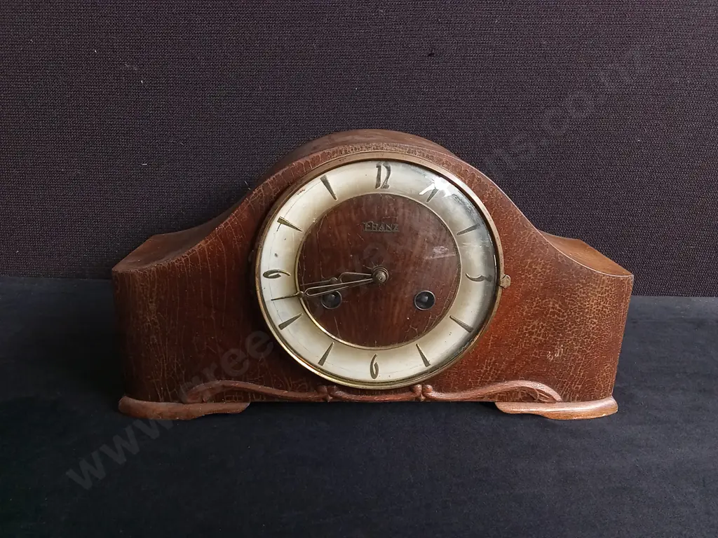 VINTAGE FRANZ MANTEL CLOCK, W 32 CM Image 1++