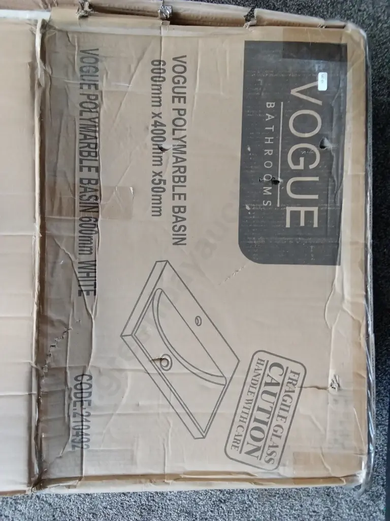 VOGUE BATHROOMS, POLYMARBLE BASIN Image 1++