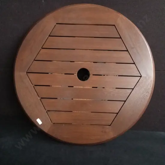 LAZY SUSAN PIECE WITH UMBRELLA HOLE 5.5CM WIDE