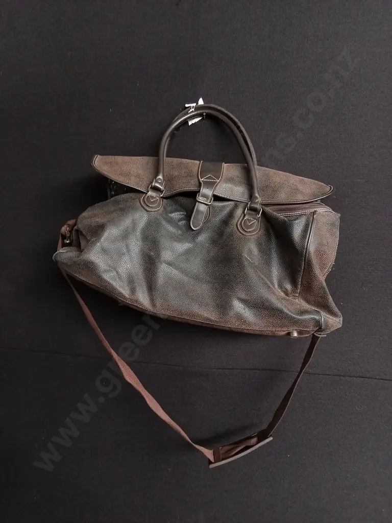 LEATHER WEEKENDER BAG, W APPROX 56 CM Image 1++