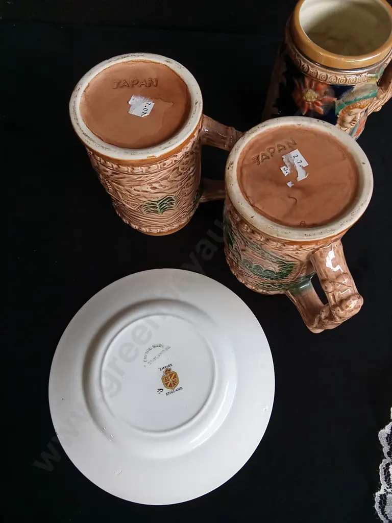 6 PIECES MIX OF VINTAGE ITEMS, TALLEST H 18.5 CM Image 1++