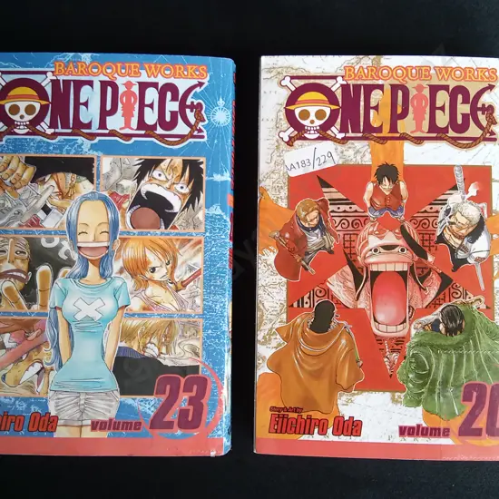 2 ONE PIECE COMIC BOOKS