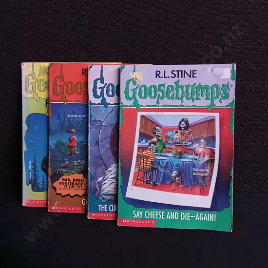 4 VINTAGE FIRST EDITION GOOSEBUMPS BOOKS