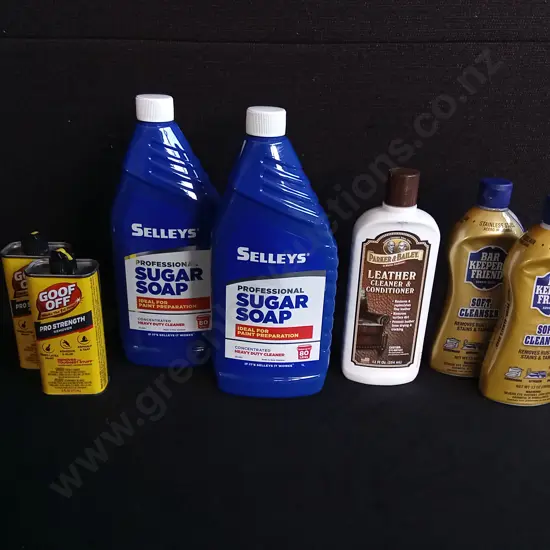 7 BRAND NEW CLEANING PRODUCTS