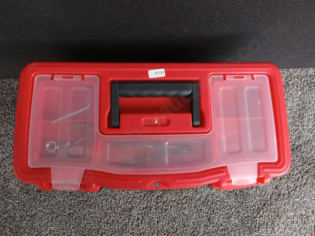 TOOL BOX WITH MIX OF HARDWARE INCLUDED, L 40CM X W 19CM X H 18CM Image 1++