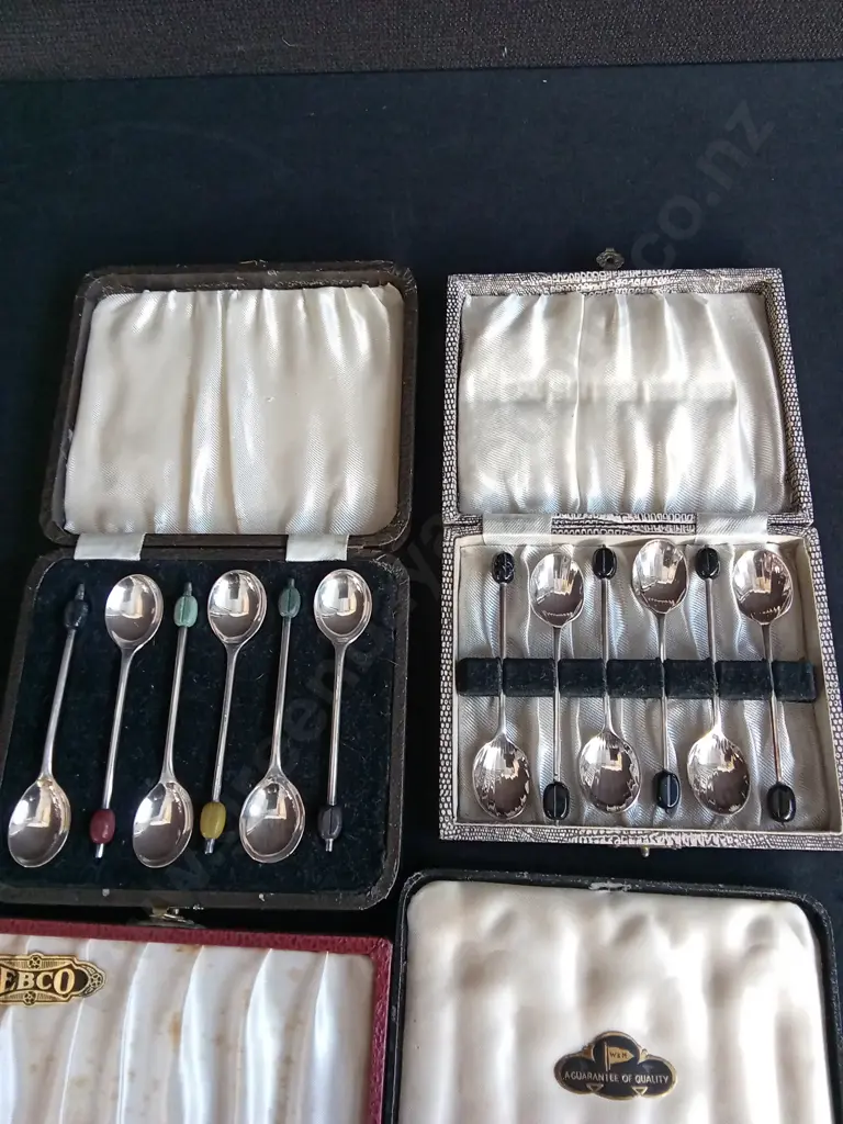 4 CASES OF VINTAGE COFFEE BEAN SPOONS Image 1++
