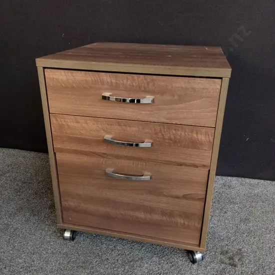 MOBILE PEDESTAL FILE CABINET, H 75 CM X W 60 CM X D 60 CM