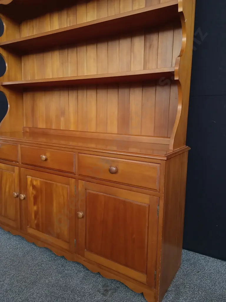 WOODEN HUTCH DRESSER, W 1.6 M X D 43 CM X H 1.83 CM Image 1++