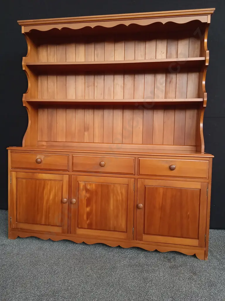 WOODEN HUTCH DRESSER, W 1.6 M X D 43 CM X H 1.83 CM Image 1++