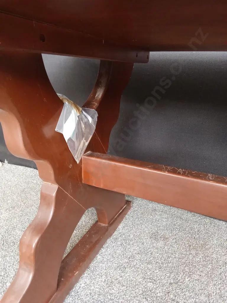 ANTIQUE STYLE BROWN WOODEN BENCH/TABLE, L 182CM X W 82CM X H 74CM Image 1++