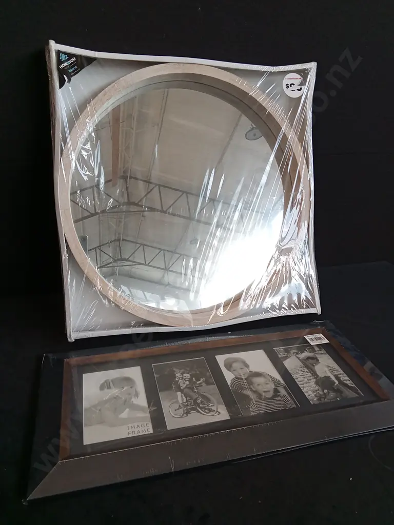 BRAND NEW MIRROR AND PICTURE FRAME, TALLEST H 52 CM Image 1++